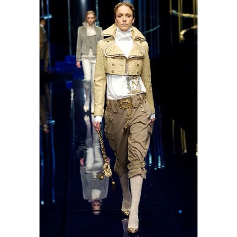AUTHENTIC Dolce Gabbana FW 2006 runway capris
